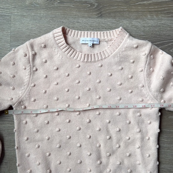 White + Warren Bobble Wool-Blend Sweater - Picture 11 of 12